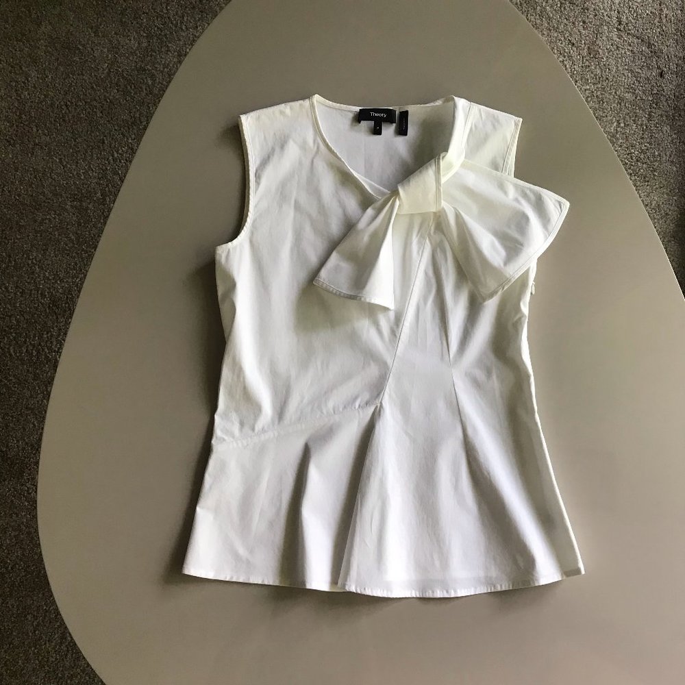 Theory Tie Front Tank sz P